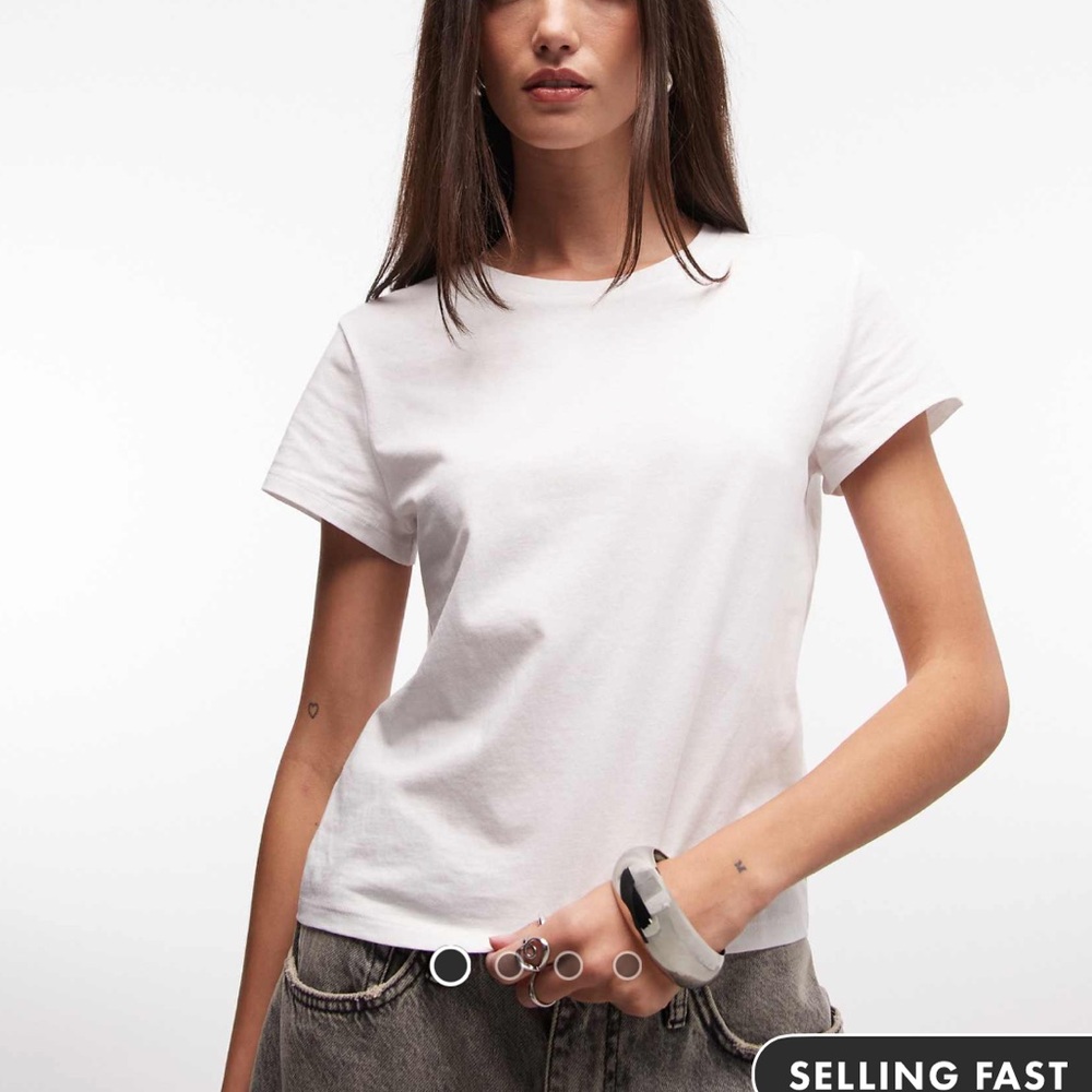 ASOS  Monki t-shirt in white